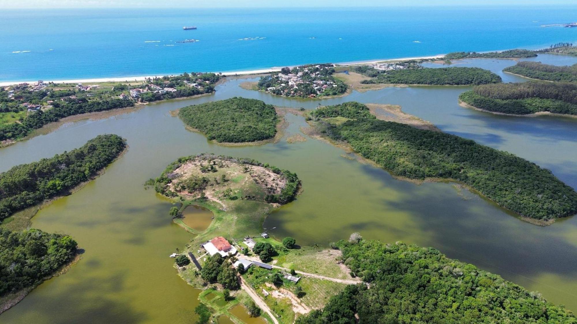 Pousada Peninsula Santa Rita Guarapari Bagian luar foto